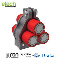 Prysmian BICON Libra Cleat - Trefoil Cable Cleat 376AC Series