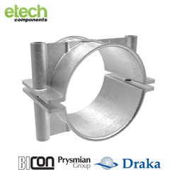 Prysmian BICON Two Bolt Cleat (Galvanised Cast Iron) 370 Series