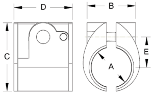 BICON-Prysmian-Galvanised-Cast-Iron-Claw-Cable-Cleat-Low-370CG-Series1