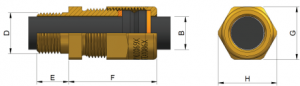 A2EX Ex d IIC Ex e II Cable Gland Kit (PVC) KM494 Series techncal