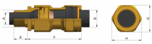 E1XF Ex d IIC - Ex e II Cable Gland Kit (PCP) KA473 Series