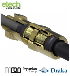 Prysmian BICON Excel Plus (NPT) Ex d IIC / Ex e II Deluge Proof Cable Gland 493NE Series