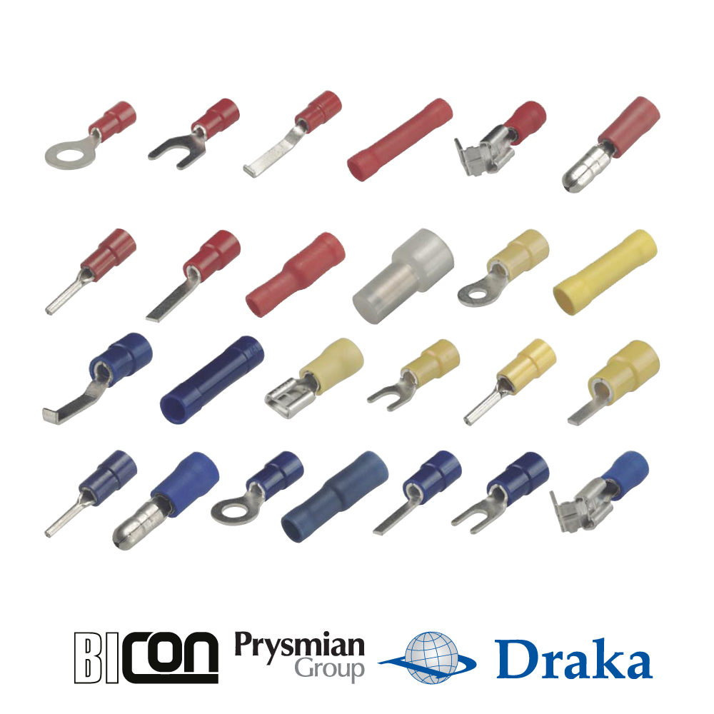 Prysmian BICON Pre-Insulated Terminals 0.5-6mm² - E-Tech Components