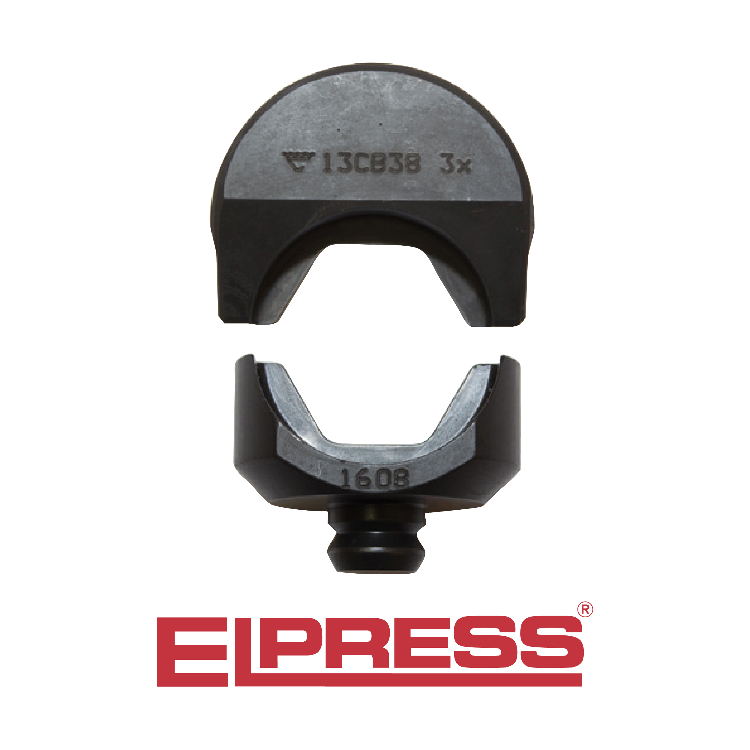 Elpress-Die-Pair-Set-13C2B38-Used-Without-Die-Holder-V13C2