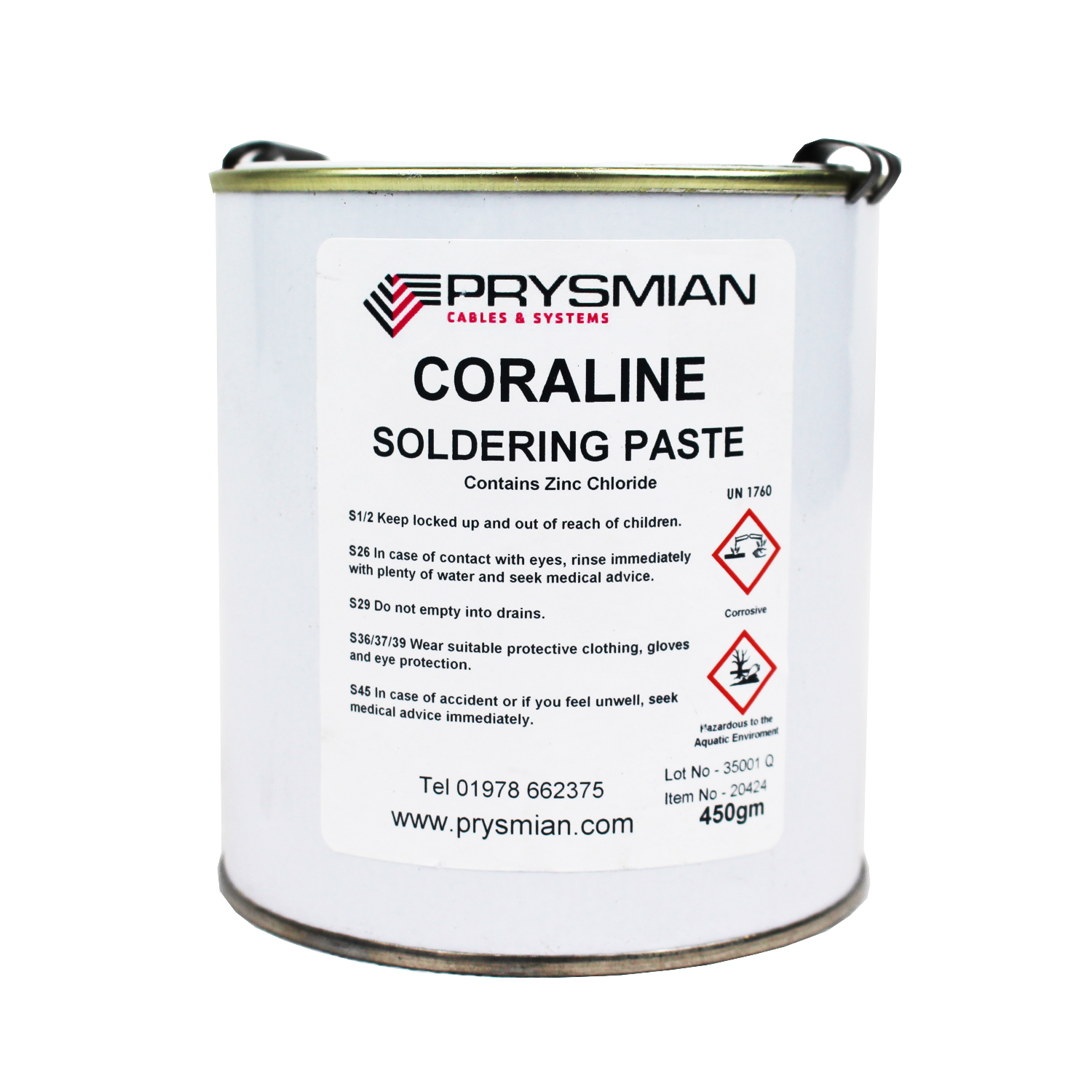 Prysmian BICON Coraline Paste Soldering Flux (T70131-02)