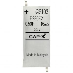 CAP-XX Supercapacitors G-series - CAP-XX GA, CAP-XX GS, CAP-XX GW