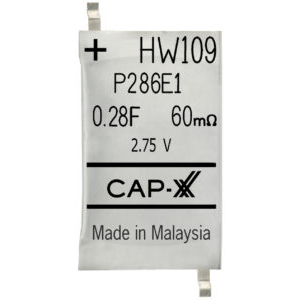 CAP-XX Thinline Supercapacitors H-series - CAP-XX HA, CAP-XX HZ, CAP-XX HW