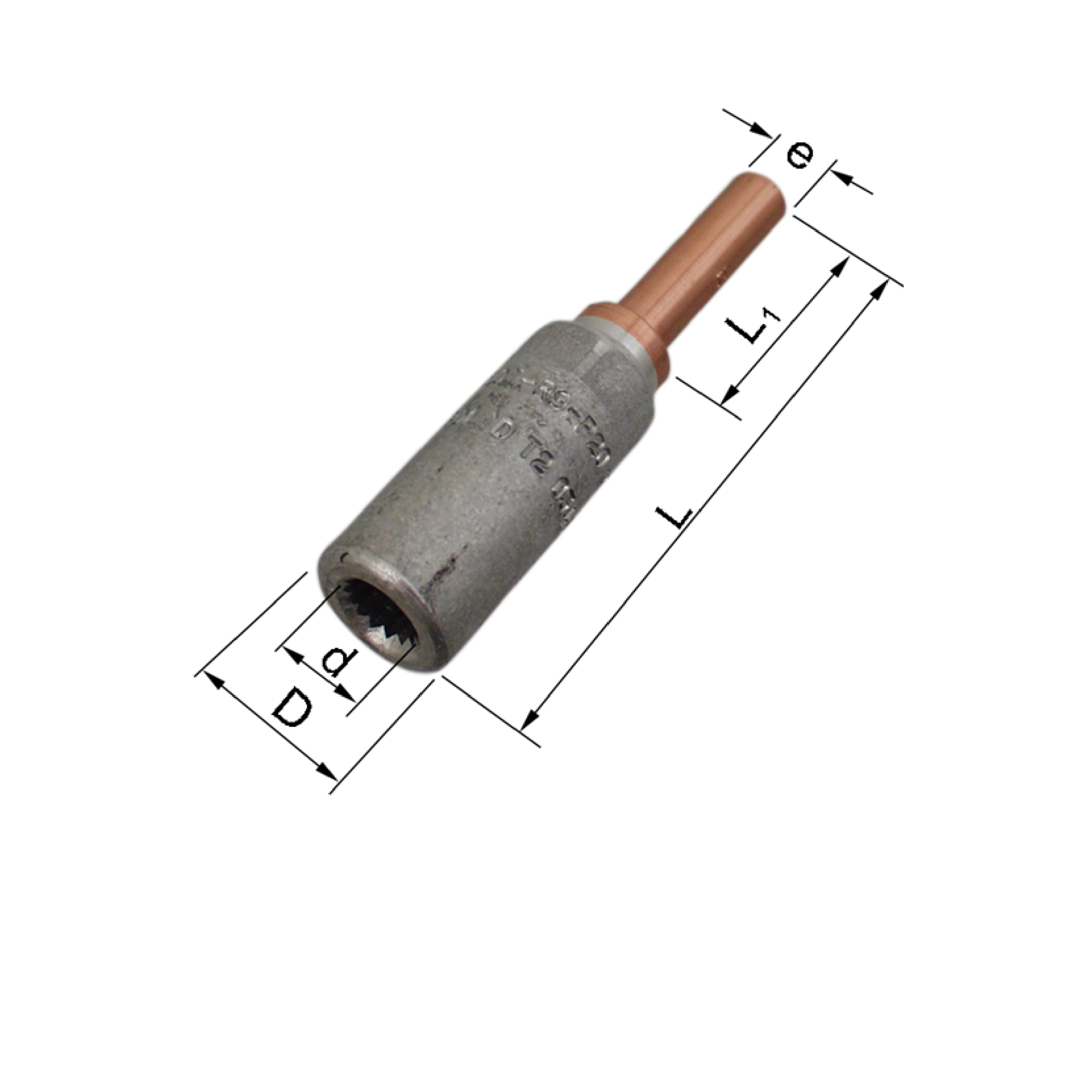 Elpress AKP AlCu Bimetallic Pin Lugs (16-300mm²)
