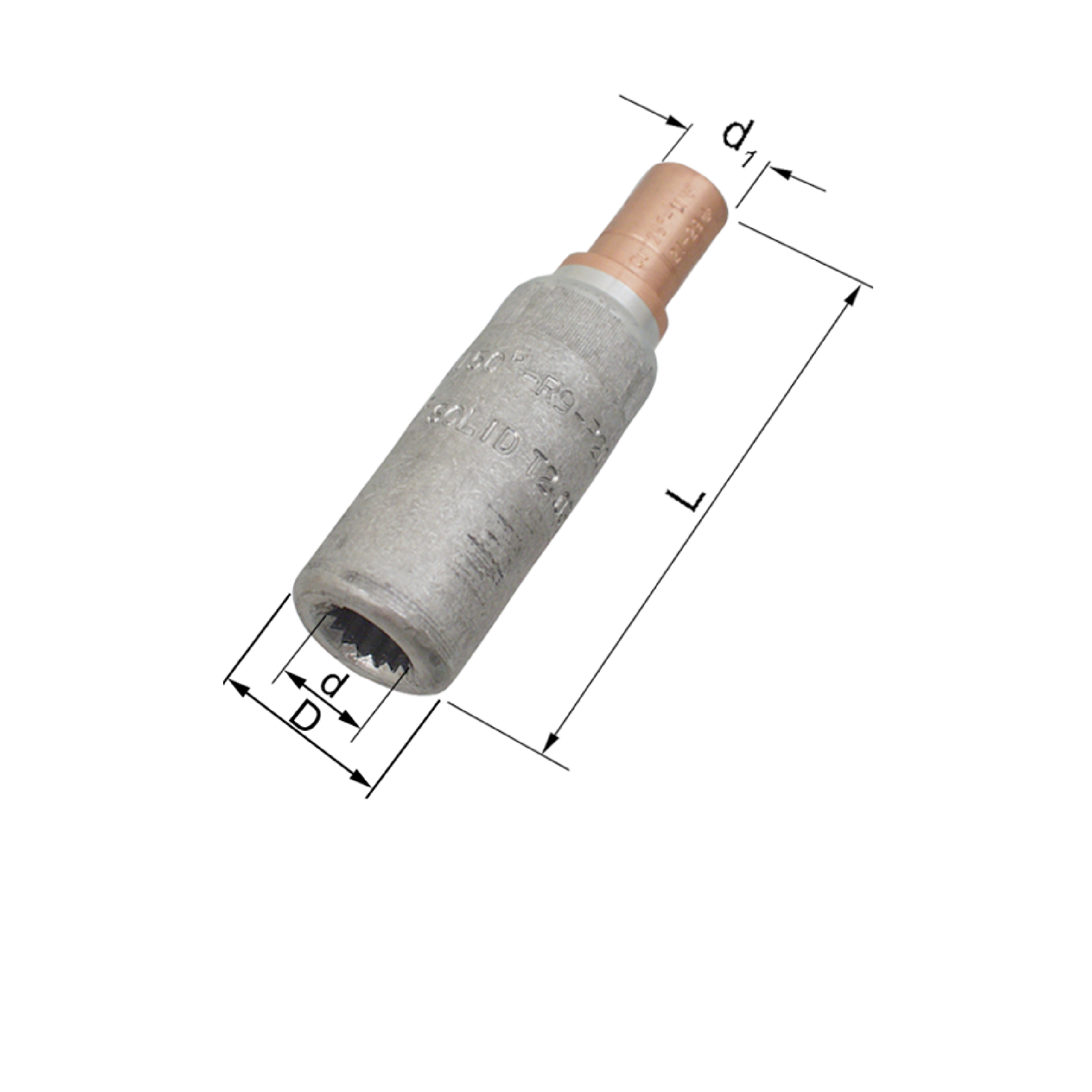 Elpress AKS Aluminium-Copper Through Connectors (300-400mm²) (AKS300B-185, AKS300B-240A, AKS400B-240A, AKS400B-300A)