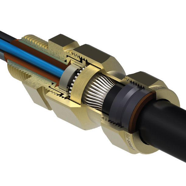 Prysmian BICON Barr-PB Exd IIC Cable Gland (424TP Series)