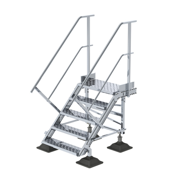 nVent CADDY Pyramid Step Over Ladder, 45°