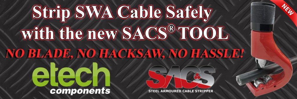SACS Tool - Steel Wire Armoured Cable Stripping Tool - SWA Cable Stripper