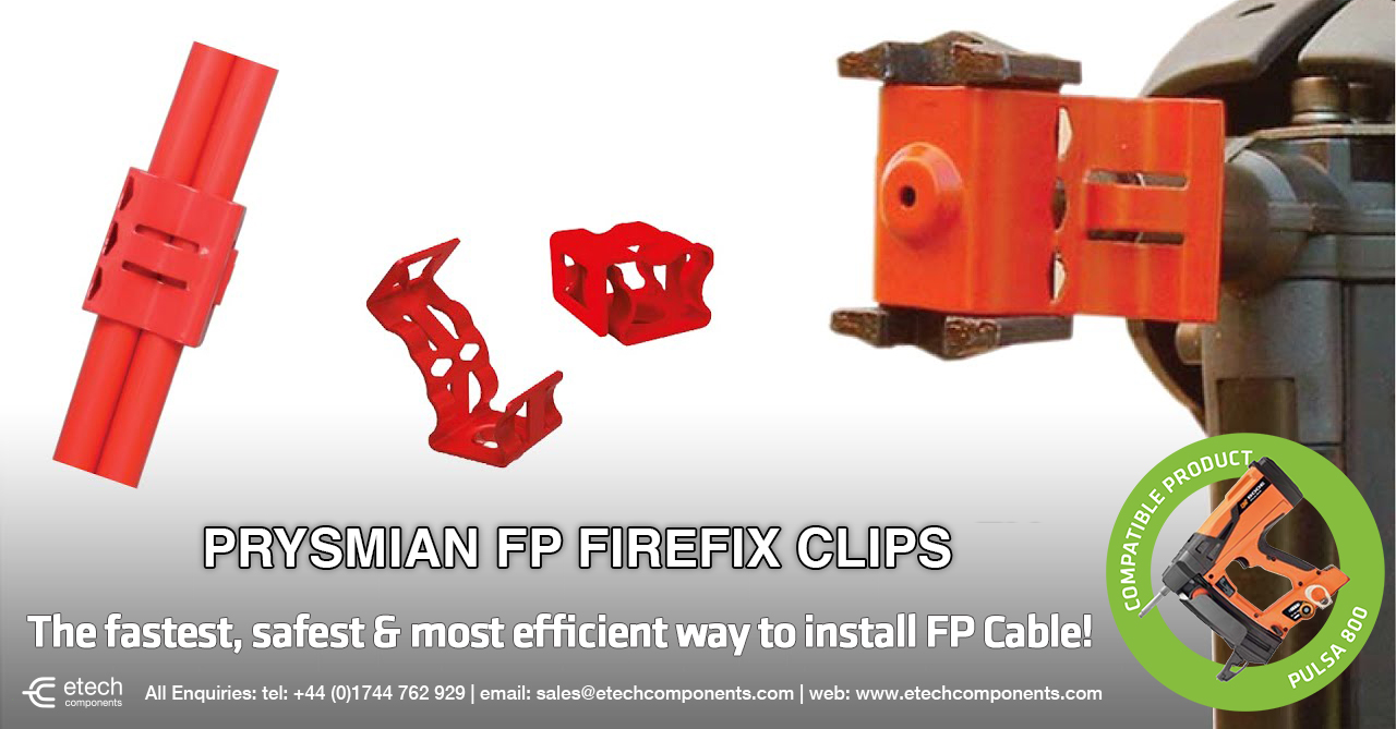 FP Firefix Clips for Rapid Installation of FP Cable