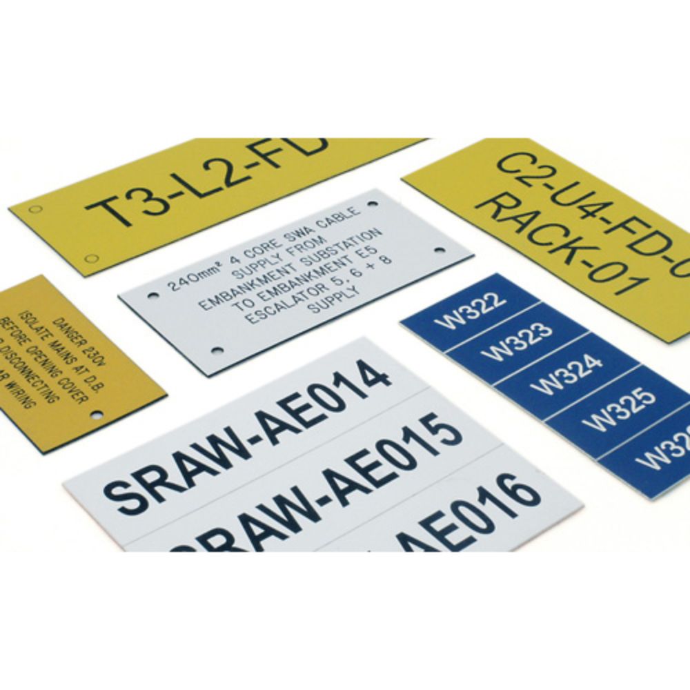 Silver Fox Endurance Laser Engraved Labels