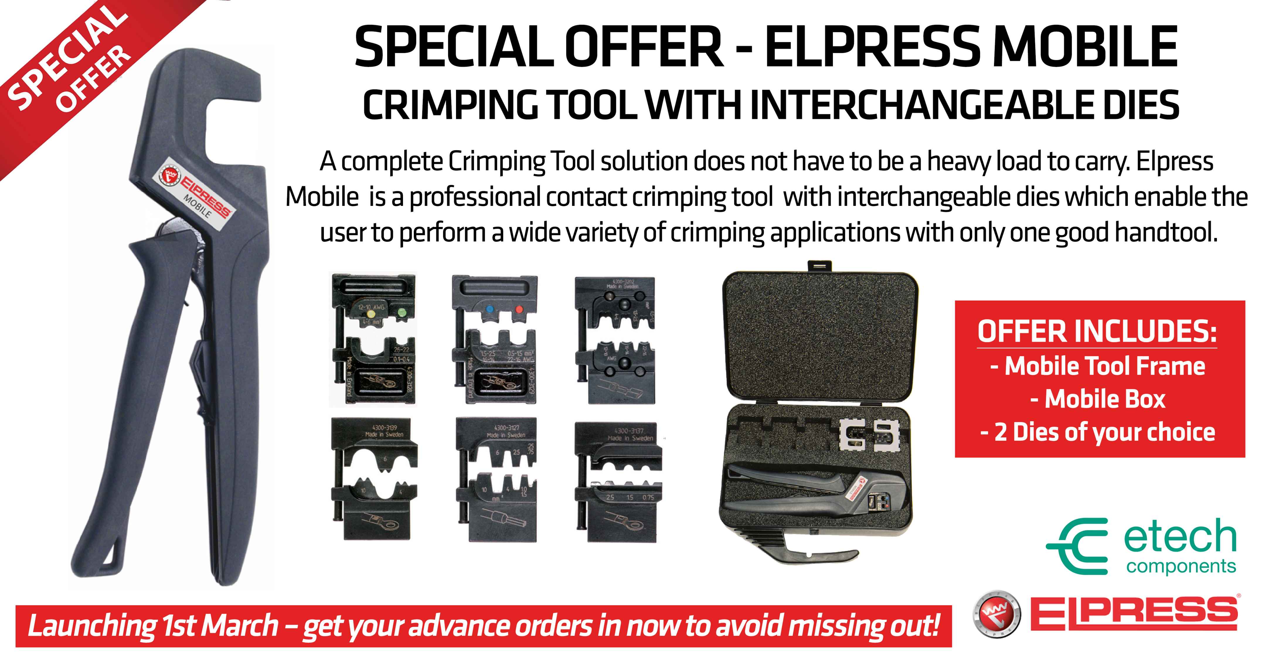 SPECIAL OFFER: Elpress Mobile Crimping Tool