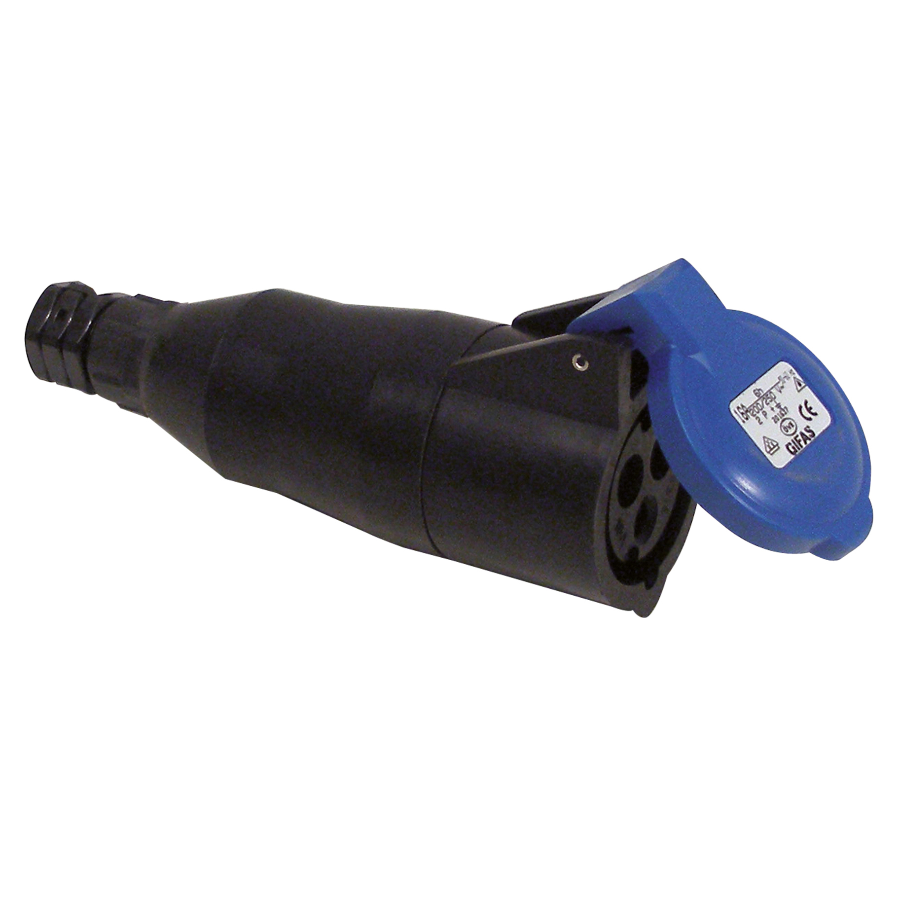 GIFAS Solid Rubber CEE Connector 16A 230V 3-pole (120150)