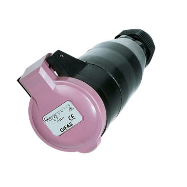 GIFAS Solid Rubber CEE Connector 16A 24V 2-pole (101545)