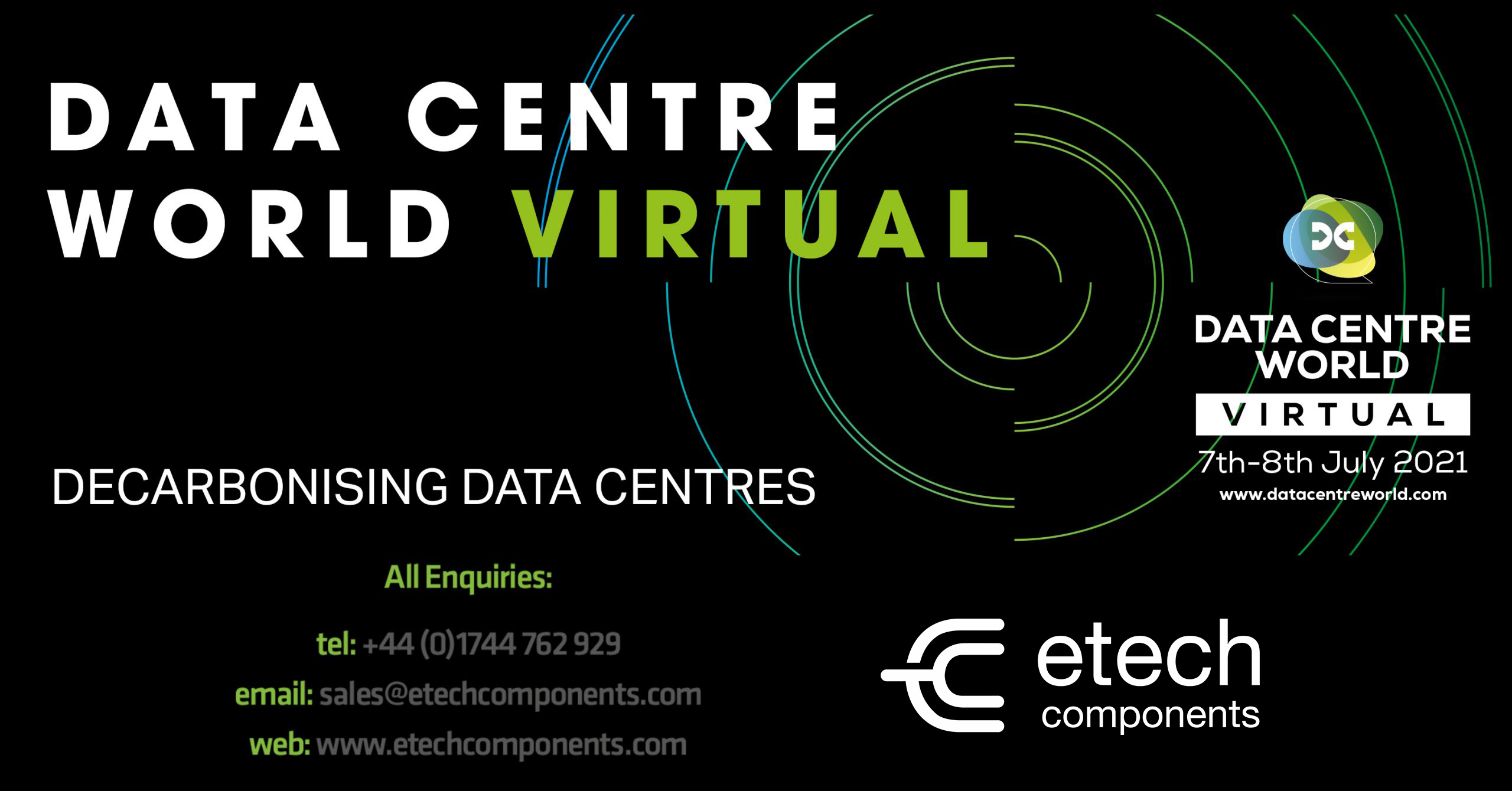 E-Tech are participating in the World's largest Data Centre Event