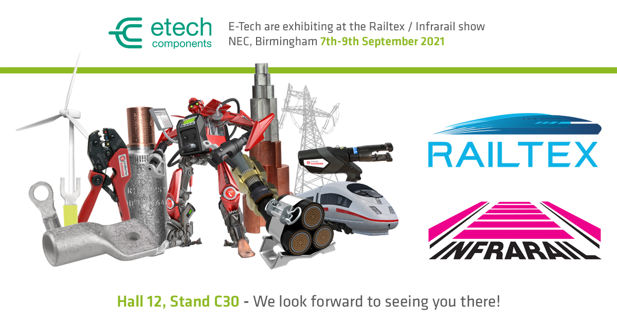 E-Tech to exhibit at Railtex/ Infrarail 2021 with Furukawa Electric