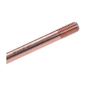 AN Wallis Copperbond (Copper Bonded) Earth Rods (ERB 412, ERB 415, ERB 418, ERB 424, ERB 110, ERB 112, ERB 112S, ERB 115, ERB 118, ERB 124, ERB 124S, ERB 130, ERB 200, ERB 212, ERB 215, ERB 218, ERB 224, ERB 230, ERB 324, ERB 330)