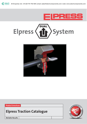 Elpress Traction Rail Catalogue - E-tech Product Catalogue Downloads
