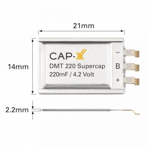 CAP-XX Supercapacitors DMT 4.2V (DMT3N4R2U224M3DTA0)