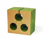 Hawke HF Trefoil Blocks - HF80-3-28, HF80-3-30, HF80-3-32, HF90-3-26, HF90-3-28, HF90-3-30, HF90-3-32, HF90-3-34, HF90-3-36, HF90-3-38, HF90-3-40, HF120-3-41, HF120-3-43, HF120-3-45, HF120-3-47, HF120-3-49, HF120-3-51 - Hawke Transit System, HTS, HTS MCT, Multi-Cable Transit