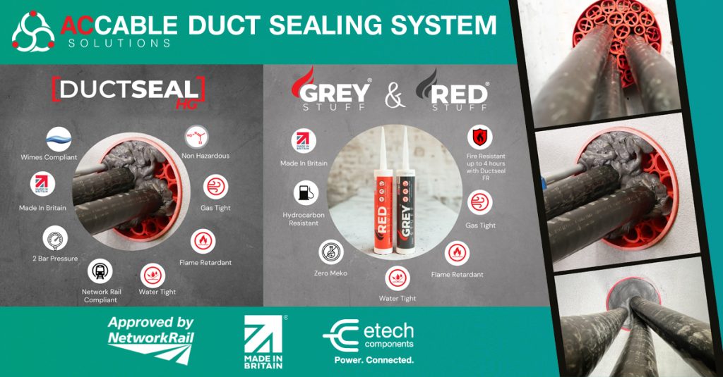 Network Rail Duct Sealing System (Duct Seal HG): Understanding the PADS Number System