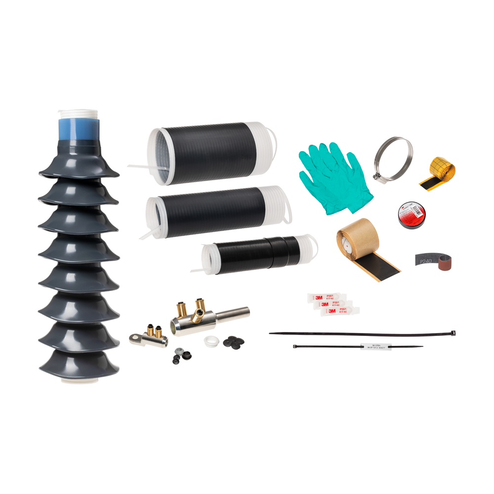 3M QTEN 96-EP Cold Shrink HV Cable Termination Kit (72.5kV - 120-1600mm²) (7100230584, 7100206948, 7100206926, 7100206901, 7100154729, 7100154720)