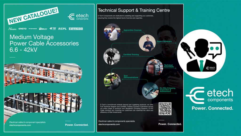 Introducing Our New E-Tech Components Medium Voltage Catalogue of Power Cable Accessories