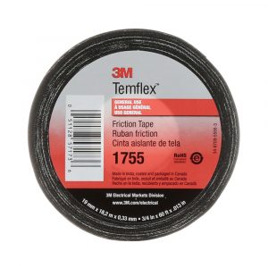 3M Temflex Cotton Friction Tape 1755 - 7000058870, 7100009255
