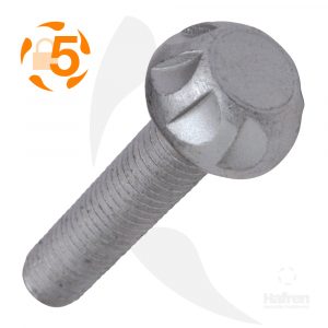 Hafren KMPM-GEO Case Hardened Steel Geomet ® Kinmar ® Permanent Bolts - KMPM0825-GEO, KMPM0840-GEO - (Hafren Security Fasteners Provide Tamper-Proof Bolts, Security Bolts, Tamper-Resistant Screws, Anti-Tamper Screws and Tamper-Resistant Bolts)