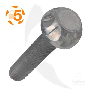 Hafren KMPM-Z Case Hardened Steel Bright Zinc Plated Kinmar ® Permanent Bolts - KMPM0825-Z, KMPM0840-Z