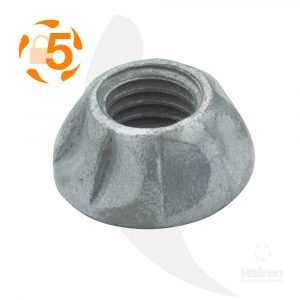 Hafren KMPN-GEO Case Hardened Steel Geomet ® Kinmar ® Permanent Nuts - KMPN08-GEO, KMPN10-GEO, KMPN12-GEO