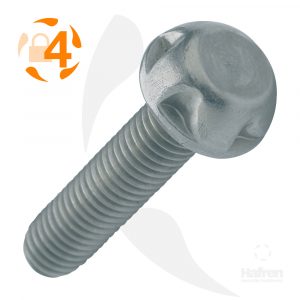 Hafren KMRM-Z Case Hardened Steel Bright Zinc Plated Kinmar ® Removable Bolts - KMRM0825-Z, KMRM0840-Z