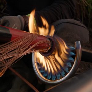 Melbye Ring of Fire Gas Torches - Shrink Tube Heating Rings (Ø250 and Ø160) (Melbye Gas Burner Heads)