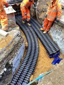Data Centre Cable Ducting System - Underground Ductwork - Flexible Underground Ducting - Data Centre Cabling