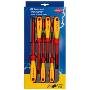 KNIPEX 00 20 12 V01 6-Piece VDE Screwdriver Set