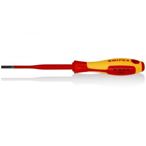 KNIPEX 98 20 40 SL VDE Slim Screwdriver for Slotted Screws