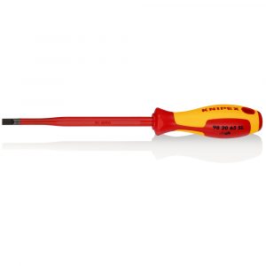 KNIPEX 98 20 65 SL VDE Slim Screwdriver for Slotted Screws