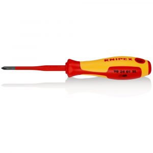 KNIPEX 98 24 01 SL VDE Slim Screwdriver for Cross-Recessed Phillips ® Screws
