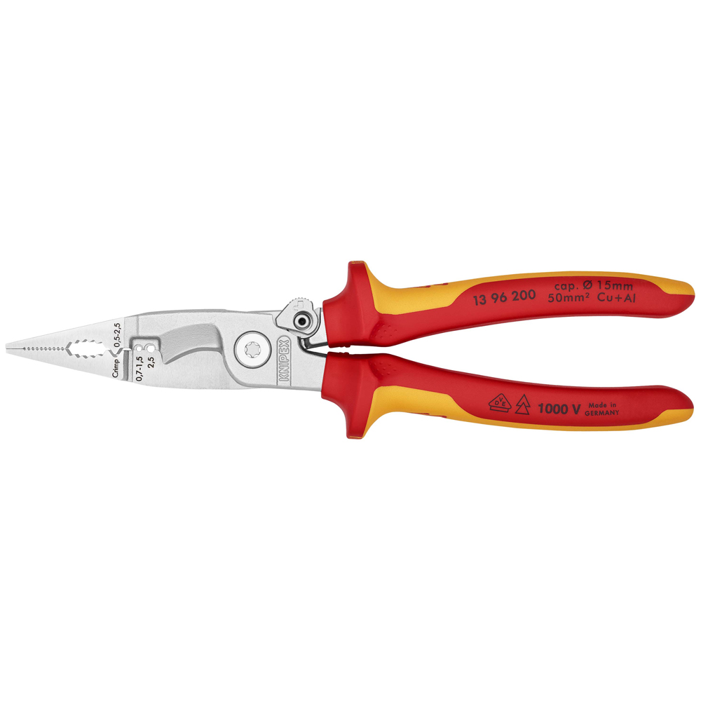 KNIPEX 13 96 200 VDE Pliers for Electrical Installation