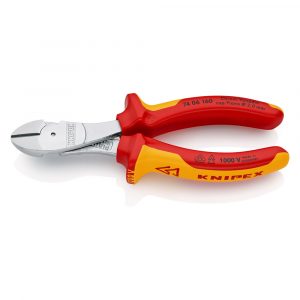KNIPEX 74 06 160 High Leverage VDE Diagonal Cutter