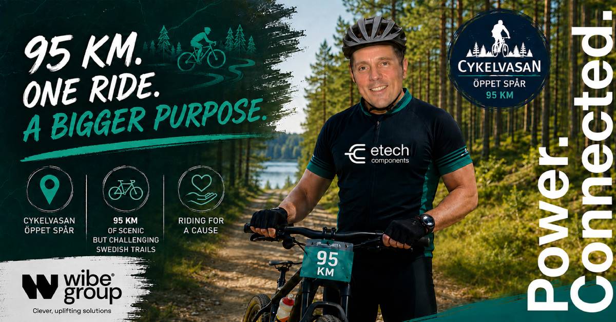 E-Tech Sustainability and Local Community Support - Paul Forester's Swedish Cycling Experience with Wibe Group - Cykelvasan Öppet Spår - August 6-8, 2026