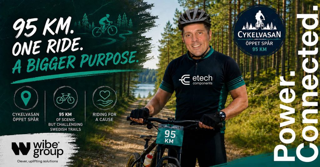 E-Tech Components' Paul Forester Completes Cykelvasan Öppet Spår with Wibe Group