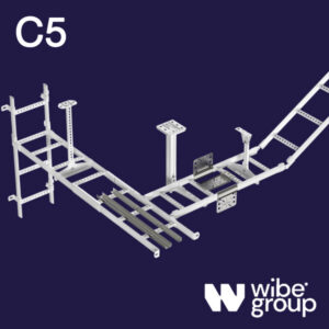 Wibe Group C5 (White) Corrosion Class Cable Ladder System - Electrical Cable Containment