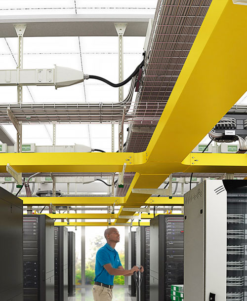Wibe Stago Fibre-Optic Duct System for Data Centres - In Situ - Electrical Cable Containment